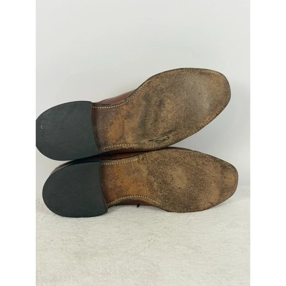 Allen Edmonds Byron Brown Cap Toe Oxford Dress Shoes Men's 10.5 D USA